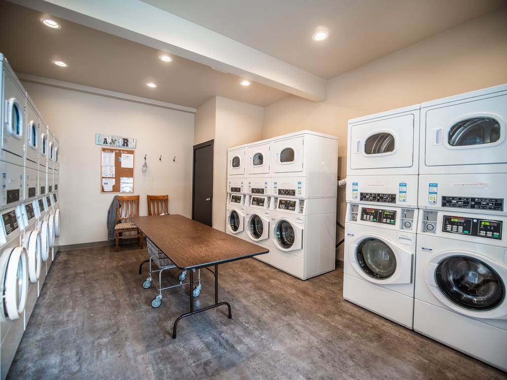 Coin laundry on-site