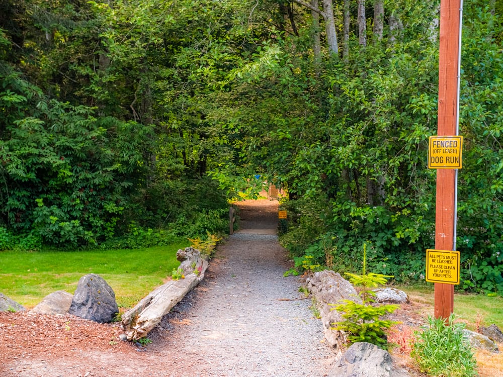 Wake up to evergreen air at Pioneer Trails RV Park